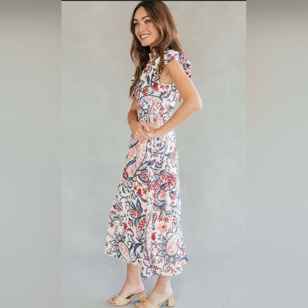 JessaKae Vibrant Floral Dress